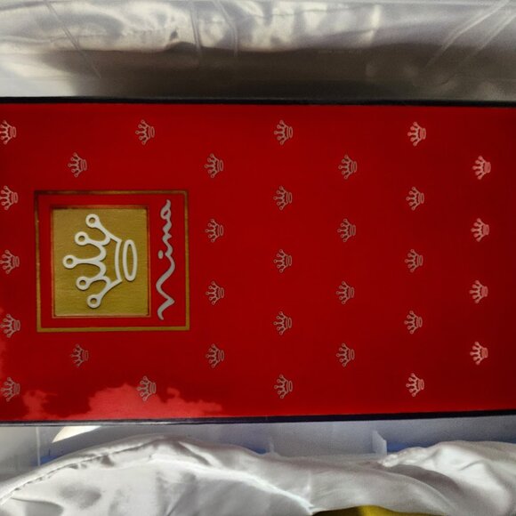 Vintage Navy Kid NINA Ladies Pumps 6.5M - Picture 12 of 13